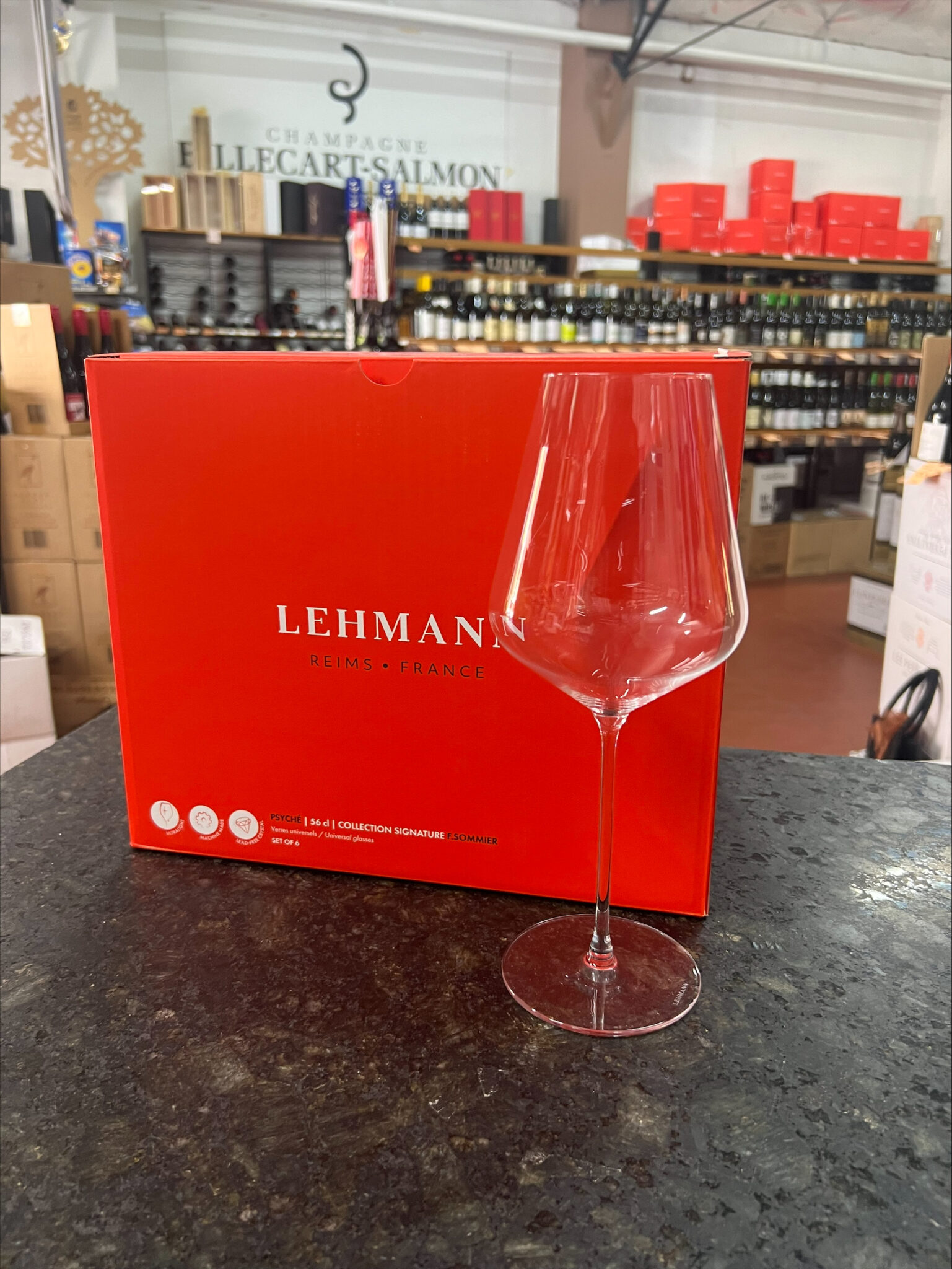 Lehmann Sommier Psyche Glass 6 Pack 560ml Decanters by the Bay